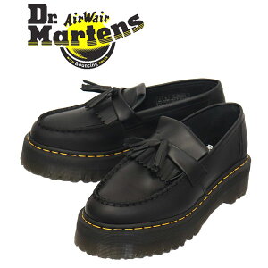 正規取扱店 Dr.Martens (ドクターマーチン) 27989001 ADRIAN エイドリアン QUAD タッセル ローファー レザーシューズ BLACK