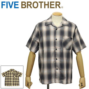 ���K�戵�X FIVE BROTHER (�t�@�C�u�u���U�[) 152630 LIGHT OMBRE ONE-OP SHIRTS ���C�g�I���u�������i�b�v�V���c ����