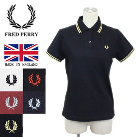 正規取扱店 FRED PERRY (フレッドペリー) G12 レディース ラインポロシャツ イングランド製 全5色 FP266