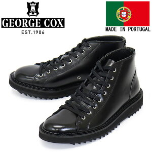 ���K�戵�X GEORGE COX (�W���[�W�R�b�N�X) RIPPLE MONKY BOOT ���b�v���\�[�� ���U�[�V���[�Y 040 BLACK