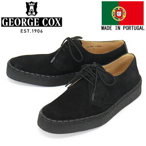 ���K�戵�X GEORGE COX (�W���[�W�R�b�N�X) UTILITY POP BOY ���o�[�\�[�� ���U�[�V���[�Y 090 BLACK SUEDE