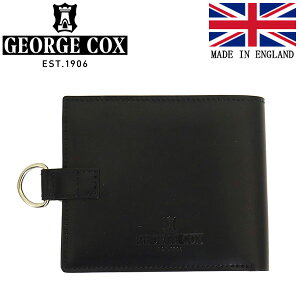 ���K�戵�X GEORGE COX (�W���[�W�R�b�N�X) Billfold Wallet �r���t�H�[���h ���U�[�E�H���b�g Black