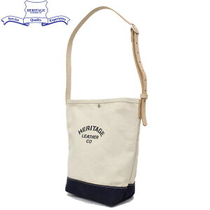 ���K�戵�X HERITAGE LEATHER CO.(�w���e�[�W���U�[) NO.8105 Bucket Shoulder Bag(�o�P�b�g�V�����_�[�o�b�O) Natural/Navy HL095