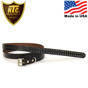 ���K�戵�X HTC(Hollywood Trading Company) Belt End Only #14 2Line 0.75�C���` �x���g �u���b�N���U�[x�u���b�N�X�^�b�Y
