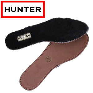 ���K�戵�X HUNTER (�n���^�[) UZF3003LSK LUXURY SHERLING INSOLE ���O�W���A���[ �V�A�����O�C���\�[�� BLACK HU181