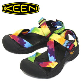 【楽天スーパーSALE】 正規取扱店 KEEN (キーン) 1022419 Men's ZERRAPORT II ゼラポート ツー ストラップサンダル MULTI TYE-DYE/BLACK KN465