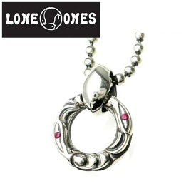 正規取扱店 LONE ONESロンワンズ LEONARD KAMHOUTレナードカムホート LINKED CRANE RINGwith RUBY & MEDIUM MF BALL CHAIN(リンクド クレーンリング ルビー M MFボールチェーン)