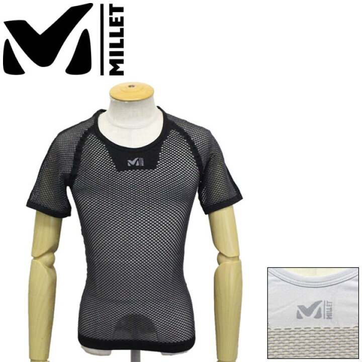楽天市場 正規取扱店 Millet ミレー Miv Drynamic Mesh Ss ドライナミック メッシュ ショートスリーブ 全2色 Mi007 Bootsman 楽天市場店