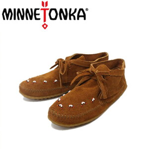 K戵X MINNETONKA(~lgJ) Beaded Ankle Boots(r[YANu[c)#512 BROWN SUEDE fB[X MT216