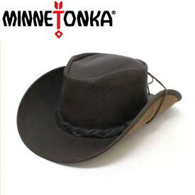 【楽天スーパーSALE】 正規取扱店 MINNETONKA(ミネトンカ) Airflow Fold Up Outback Hat(エアフローフォールドアップアウトバックハット) #9533 D.BROWN MT119