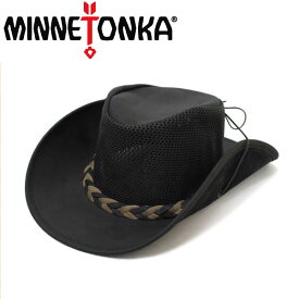 【楽天スーパーSALE】 正規取扱店 MINNETONKA(ミネトンカ) Airflow Fold Up Outback Hat(エアフローフォールドアップアウトバックハット) #9539 BLACK MT121