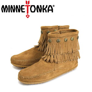 sale Z[ K戵X MINNETONKA(~lgJ)Double Fringe Side Zip Boot(_utW TChWbvu[c)#697T TAUPE fB[X MT018