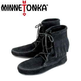 sale セール 正規取扱店 MINNETONKA(ミネトンカ)Tramper Ankle Hi Boot(トランパー アンクルハイブーツ)#429 BLACK レディース MT023