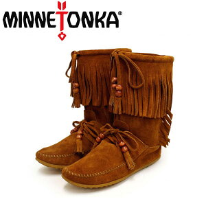 K戵X MINNETONKA(~lgJ)Wood Stock Fringe(EbhXgbNtW)#1662 BROWN SUEDE fB[X MT179