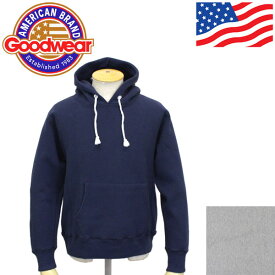 【楽天スーパーSALE】 正規取扱店 Goodwear (グッドウェア) LS PULLOVER HOODIE 長袖プルオーバーパーカー 全2色 GDW003