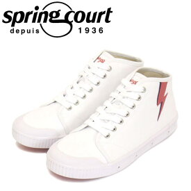 正規取扱店 spring court (スプリングコート) B2S-2LI B2 LIGHTNING CANVAS ライトニングキャンバス レディース スニーカー WHITE SPC028