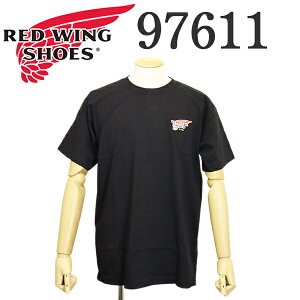 ���K�戵�X REDWING (���b�h�E�B���O) 97611 Logo T-shirt ���ST�V���c ���� �u���b�N