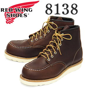 ���K�戵�X REDWING (���b�h�E�B���O) 8138 6inch Classic Moc 6�C���`���b�N�g�D�u�[�c �u���C�A�[�I�C���X���b�N