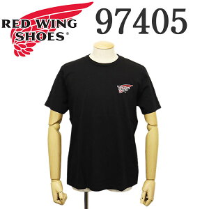 ���K�戵�X REDWING (���b�h�E�B���O) 97405 LOGO T-SHIRT ���� ���ST�V���c BLACK