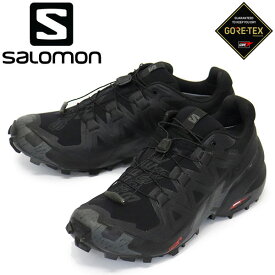 正規取扱店 Salomon (サロモン) L41738600 SPEEDCROSS 6 GORE-TEX スピードクロス 6 ランニングシューズ Black x Black x Phantm SL020