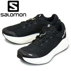 K戵X Salomon (T) L47756700 AERO GLIDE 3 jOV[Y Black x White x Asphalt SL077