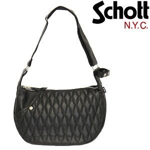 ���K�戵�X Schott (�V���b�g) 3109022 PADDED BANANA BAG �p�b�f�b�h �o�i�i ���U�[�V�����_�[�o�b�O 090BLACK