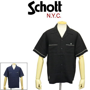 ���K�戵�X Schott (�V���b�g) 5123012 BOWLING SS SHIRT LEATHER JACKET MAKES A MAN ���� �h�J �{�[�����O�V���c �S2�F