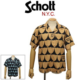 正規取扱店 Schott (ショット) 3123012 HAWAIIAN SHIRT PERFECTO SHIRT ハワイアンシャツ パーフェクト 全2色