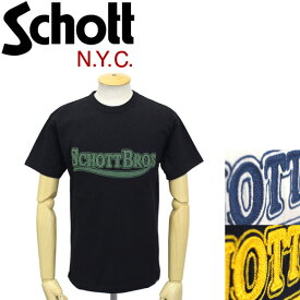 【楽天スーパーSALE】 正規取扱店 Schott (ショット) 3183015 EMBROIDERY T-SHIRT SCHOTT BROS 刺繍Tシャツ 全3色
