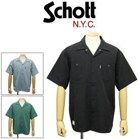 正規取扱店 Schott (ショット) 782-3923001 T/C WORK SHIRT ワークシャツ 全3色