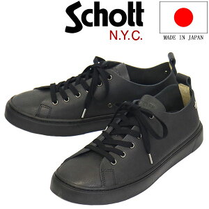 ���K�戵�X Schott (�V���b�g) OSC S25306 Voyager Low �{�C�W���[���[ ���U�[�V���[�Y �X�j�[�J�[ Black ���{�� SCT023