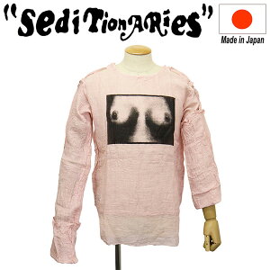 ���K�戵�X SEDITIONARIES by 666 (�Z�f�B�V���i���[�Y) STM0025 MUSLIN TOP L/S TITS ���X�����g�b�v �K�[�[�V���c ���� �s���N/�u���b�N