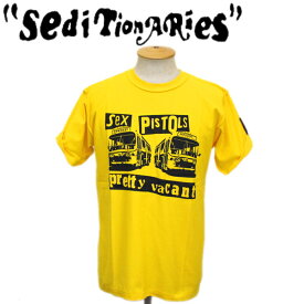 正規取扱店 SEDITIONARIES by 666 (セディショナリーズ) PRETTY VACANT (プリティヴェイカント) Tシャツ イエロー STZ0012