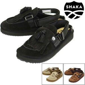 ���K�戵�X SHAKA (�V���J) SK-296 MOC MULE TASSEL SUEDE �L���g�^�b�Z���t�� �~���[���T���_�� �X�G�[�h �S3�F SK021