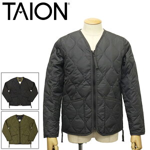 ���K�戵�X TAION (�^�C�I��) 101ZML-1 MILITALY ZIP V NECK DOWN JKT �W�b�v�_�E���W���P�b�g TA007 �S3�F