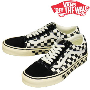 ���K�戵�X VANS (���@���Y �o���Y) VN000Z901KP Old Skool �I�[���h�X�N�[�� �X�j�[�J�[ Checkerboard BlackxMarshmallow VN690