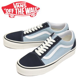 正規取扱店 VANS (ヴァンズ バンズ) VN0A54F341L Ua Old Skool 36 Dx オールドスクール スニーカー (Anaheim Factory) Og Navy/Og Lt Blue VN347