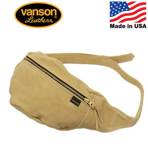 K戵X VANSON (o\) 9SBB FUNNY PACK t@j[pbN XG[hU[ {fB[obO [W AJ TAN SUEDE