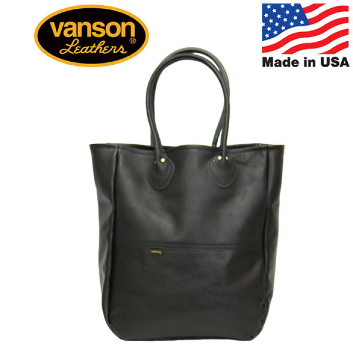 楽天市場】正規取扱店 VANSON (バンソン) LONG HANDLE SIMPLE TOTE 