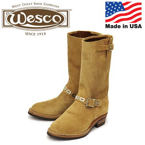 ���K�戵�X ���� WESCO (�E�G�X�R) BRITTAN7700700 Custom Boss vintage riding boots �G���W�j�A�u�[�c Roughout British Tan Domane