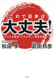 これで日本は大丈夫! どうする経済・エネルギー・皇室伝統……／松田学／武田邦彦【3000円以上送料無料】