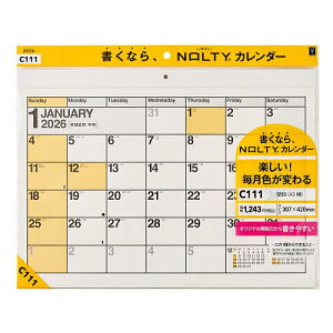 NOLTY(meB) J_[Ǌ|(A3)[C111] 2026N1n܂y3000~ȏ㑗z