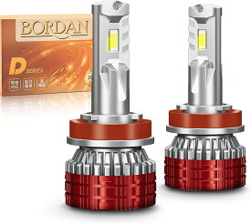 ＼10倍ポイント！10%オフクーポン！／ BORDAN H8 H11 H16 LED ヘッドライト 爆光 車検対応 H8 LED フォグ H16 LED フォグランプ 45W*2 6500K ホワイト DC9-18V対応 静音ファン 角度調整可能 ノイズ抵抗キャンセラー 4重放熱システム 1年保証