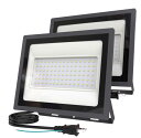 ＼本日P5倍・10%クーポンあり／ BORDAN 作業灯 LED 投光器 100V対応 50W 100W 15000LM 昼光色 ledライト 屋外 IP66 防水 ledライト Ra85 led ワークライト アース付きプラグ 屋外照明 外灯 高輝度 省エネ 120°広角 看板灯 駐車場 ガレージ 倉庫 PSE認証済 1年保証