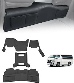 【P5倍・700円OFFクーポンあり】BORDAN トヨタ ハイエース 200系 分離式 フロントデッキカバー ハイエース 1 ~ 7型 S-GL 標準ボディ ディーゼル リアデッキカバー フロント シートカバー エンジンルームカバー フロアカバー 断熱汚れ 傷防止 内装パーツ 1年保証