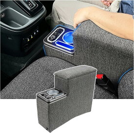 ＼本日P5倍・2500円OFFクーポン有／新型高級感 トヨタ シエンタ 10系 170系 コンソールボックス 7色発光 シエンタ 15系 アームレスト 肘置き センター コンソール 大容量収納 ドリンクホルダー USB-C急速充電+USBポート付き SIENTA 前後期 H27.7~現行 1年保証