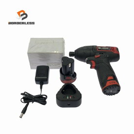 ☆中古品☆ 埼玉精機 12V 電動インパクトドライバー UEID6 本体+バッテリー3個(2.0Ah)充電器 U-TOOLS127300