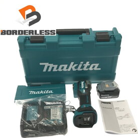 ☆未使用品☆ makita マキタ 18V 充電式マルチツール TM52DRG 青/ブルー バッテリー1個(18V 6.0Ah)充電器+パーツ+ケース