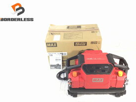 ☆未使用品☆MAX マックス 高圧/常圧 スーパーエアコンプレッサ AK-HL1310E 赤/レッド エアツール エアコンプレッサー