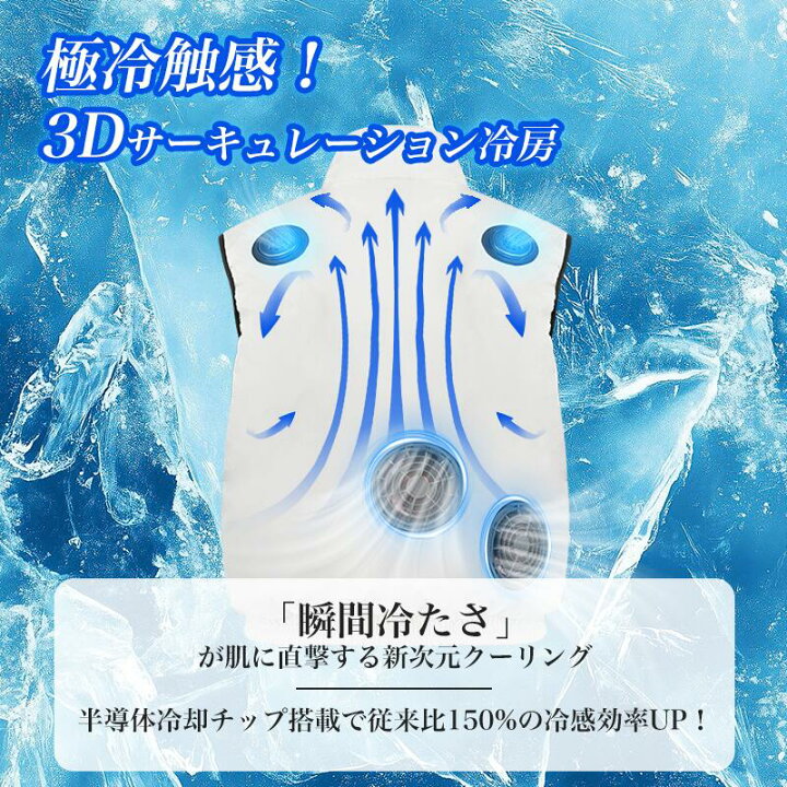 楽天市場】【ペルチェ ベスト☆-20℃冷却効果】空調 ベスト 作業 服 